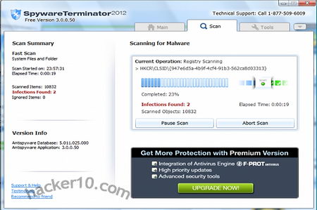 Free antispyware Spyware Terminator