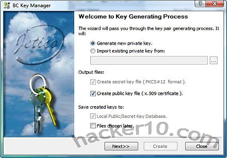 Free file encryption software BCArchive from Jetico