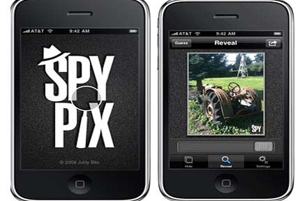 iPhone & iPad steganography app Spy Pix