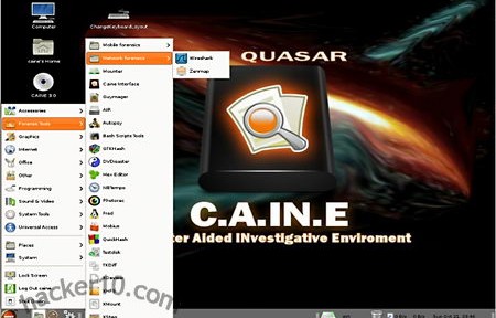 Computer forensics Linux distribution CAINE