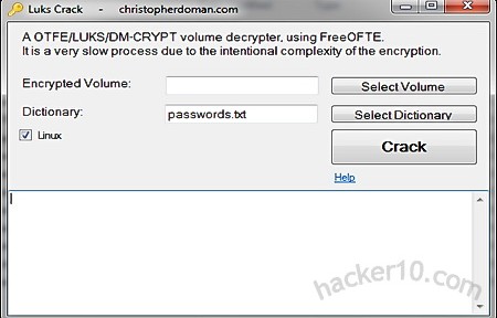 Brute force Linux encryption with LUKS volume cracker