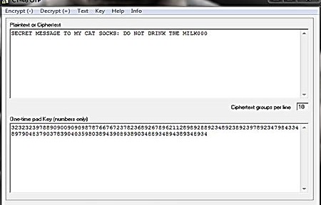 CT-46 One Time Pad encryption