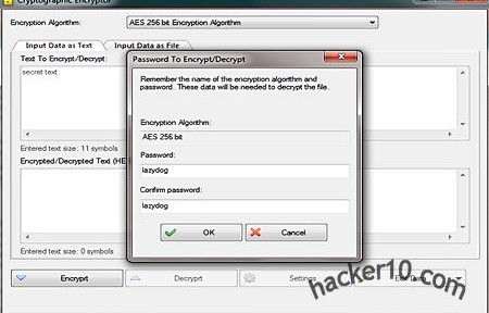 Encrypt text and files with VSEncryptor