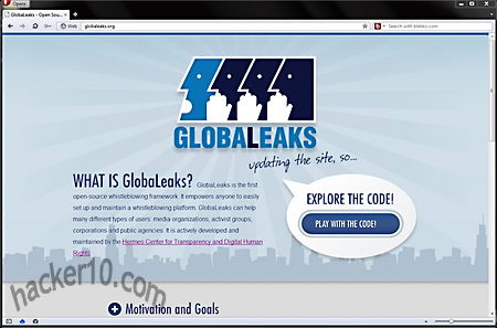 Set up your own whistleblowing platform with Globaleaks