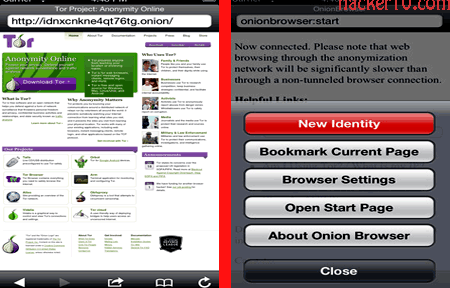 iPhone Onion Broswer tor proxy