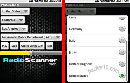 Radio Police Scanner smartphone