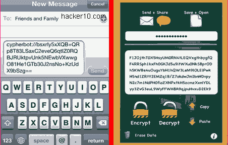 iPhone and iPad encryption Cypher Bot