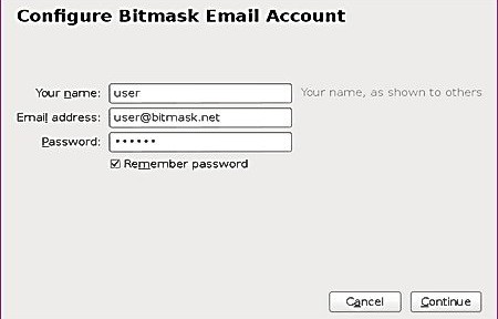 Anonymous encrypted communications with LEAP Bitmask