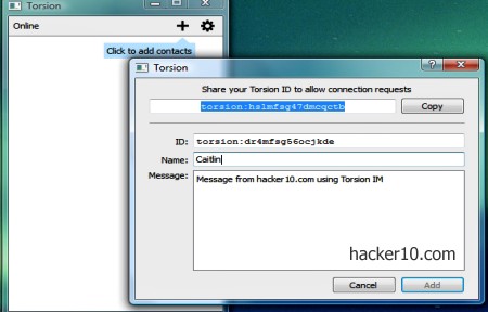 Tor proxy instant messenger Torsion