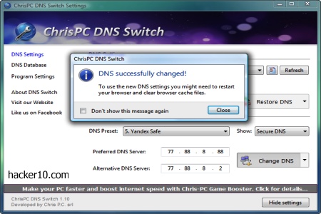 Best programs to change your DNS settings