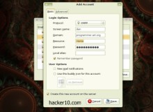 Pidgin Jabber XMPP setup