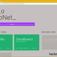 Decentralised P2P webhost Zeronet